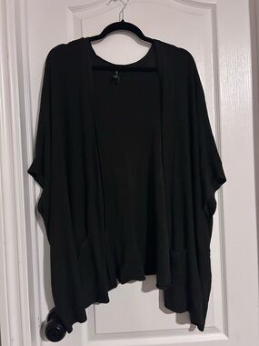 Eileen Fisher Charcoal Gray Lightweight Sweater Top